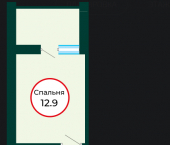 2-комн, 80.3кв м, этаж 6/8 Ореховая ул., 2